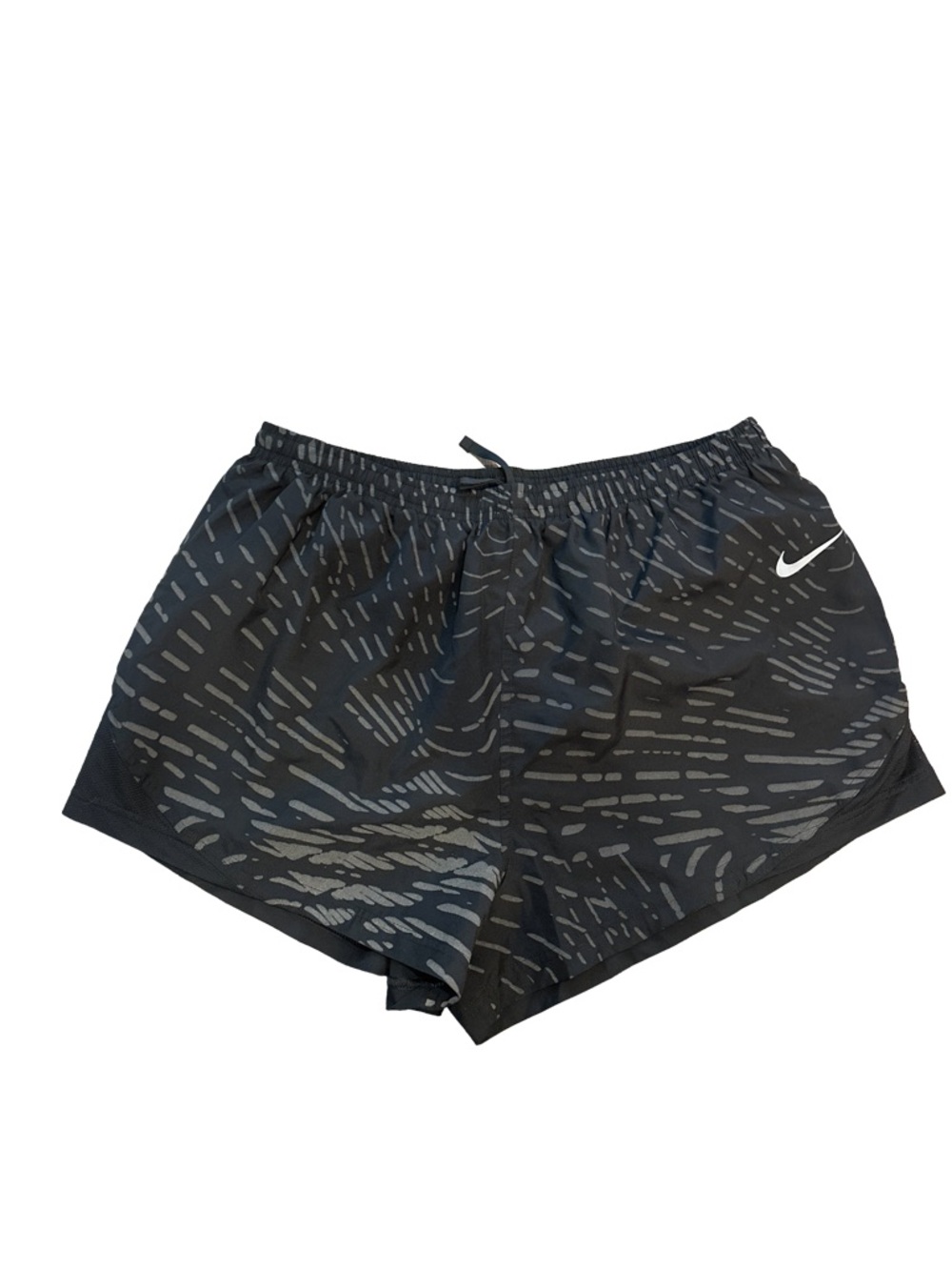 Nike Womens Running Shorts Dri Fit Black Tempo Size L DD6777-010